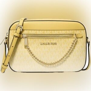 MICHAEL Michael Kors Yellow Signature Crossbody Bag